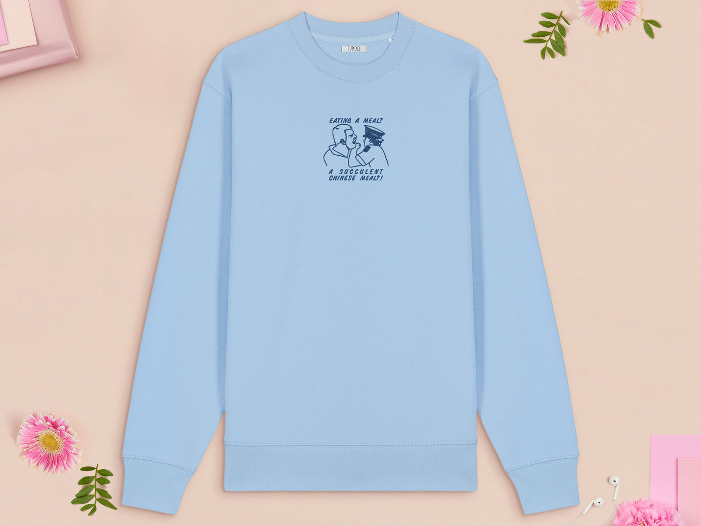 Eating A Meal A Succulent Chinese Meal Embroidered Top