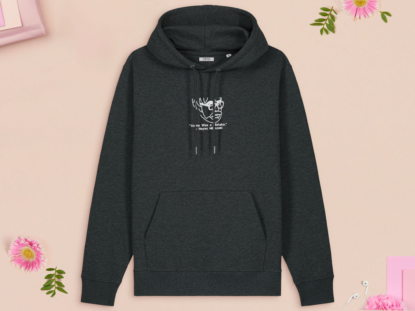"Anime Was A Mistake" - Hayao Miyazaki Embroidered Top