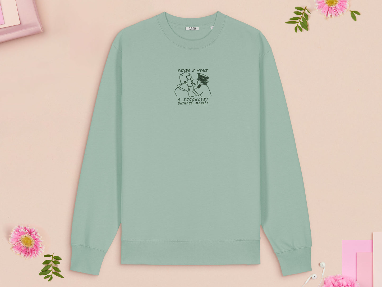 Eating A Meal A Succulent Chinese Meal Embroidered Top