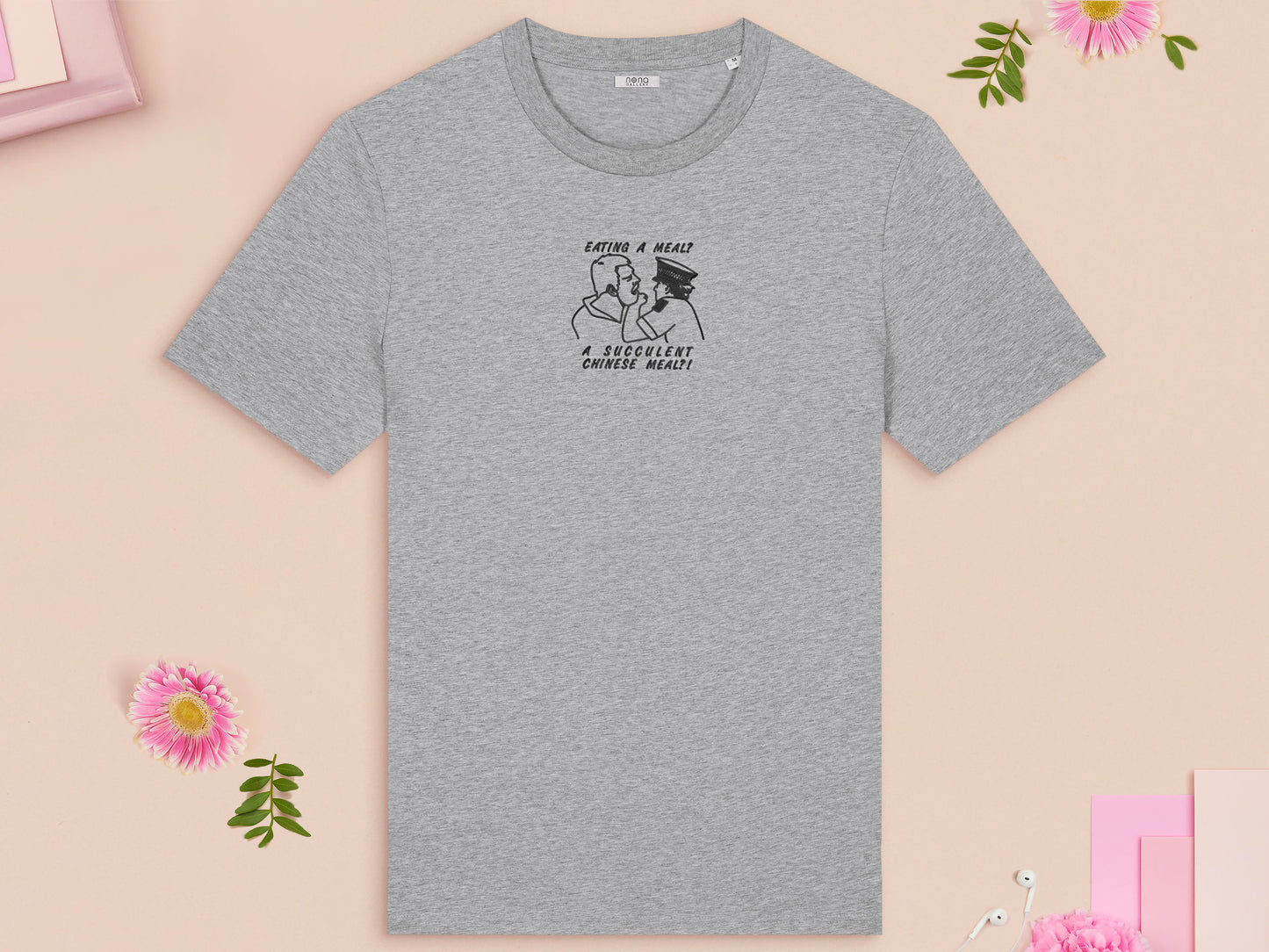 Eating A Meal A Succulent Chinese Meal Embroidered Top