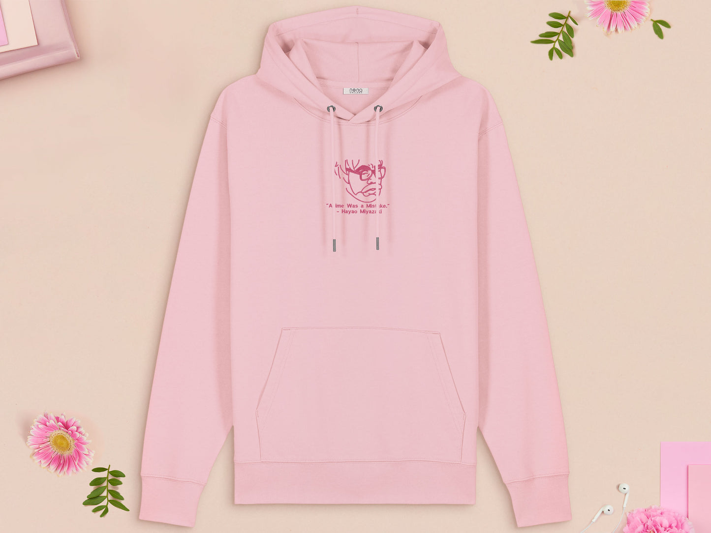 "Anime Was A Mistake" - Hayao Miyazaki Embroidered Top