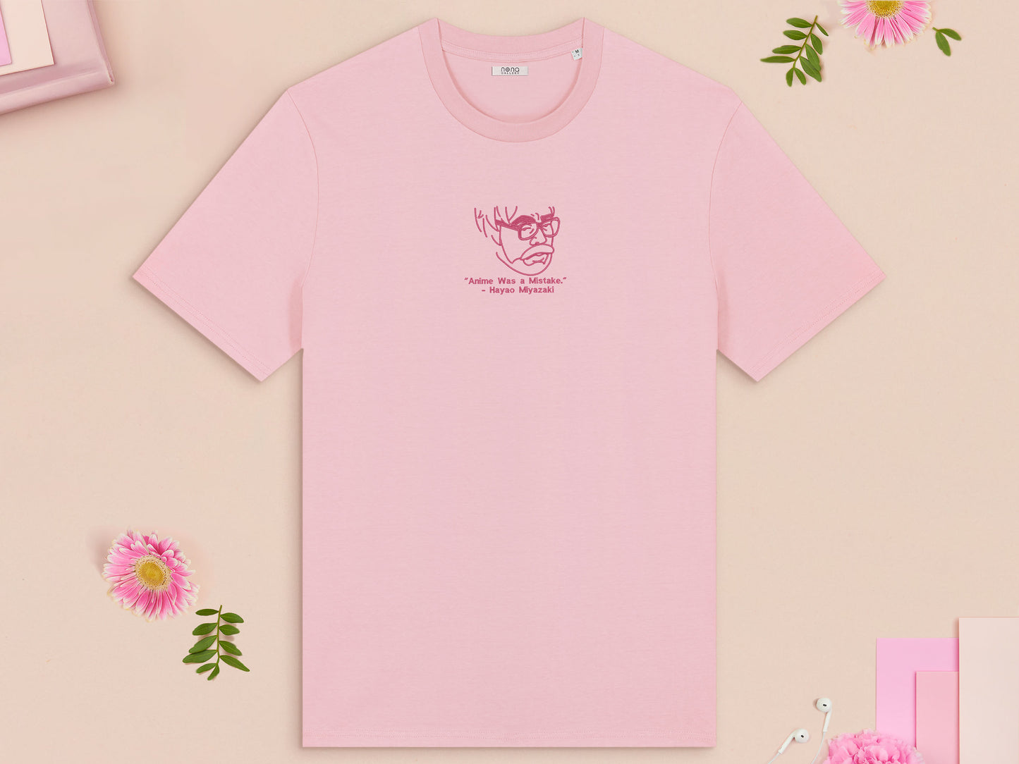 "Anime Was A Mistake" - Hayao Miyazaki Embroidered Top
