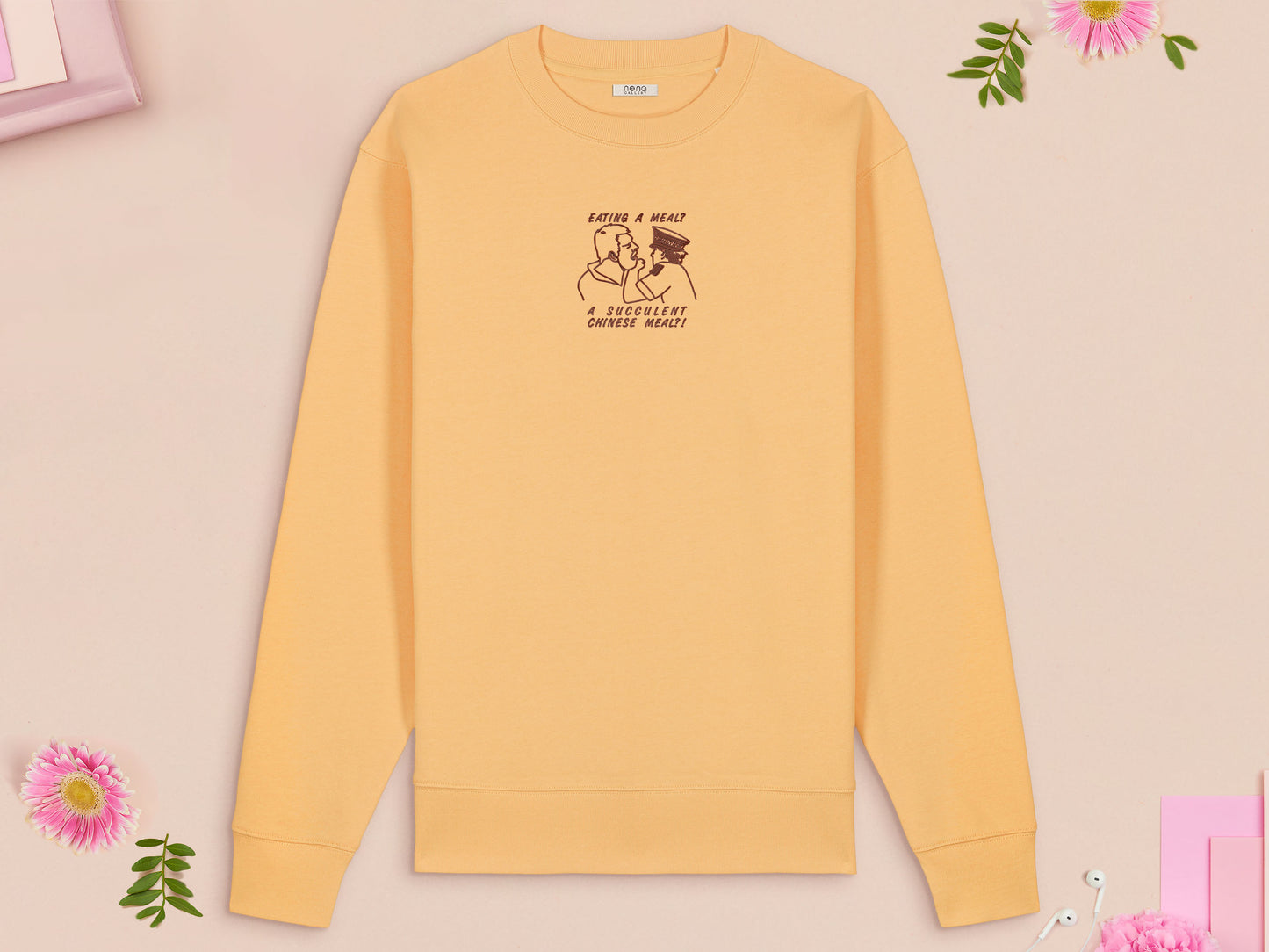 Eating A Meal A Succulent Chinese Meal Embroidered Top