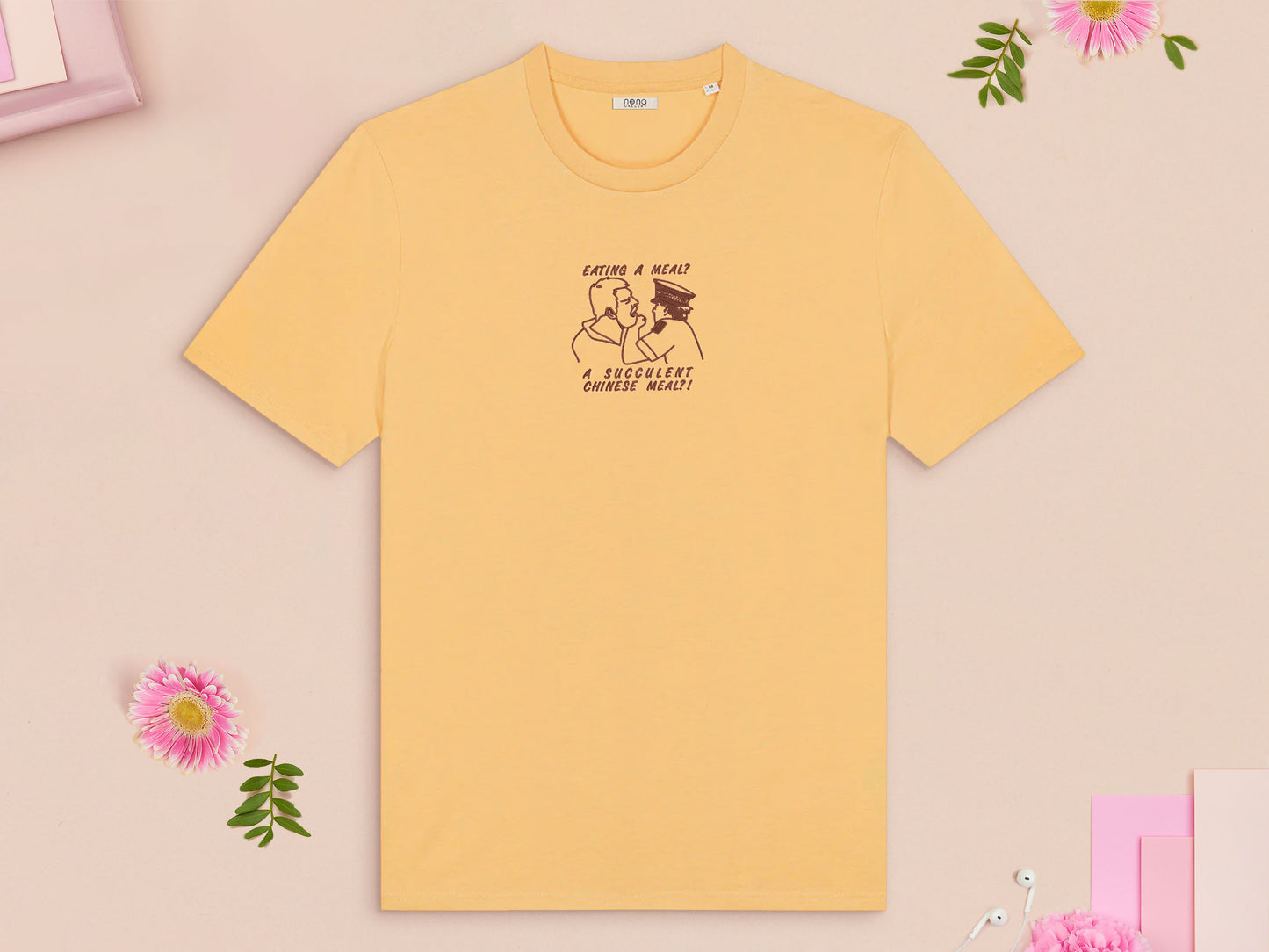 Eating A Meal A Succulent Chinese Meal Embroidered Top