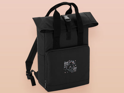 Beam Me Up I Want To Leave! Space Alien Cat Backpack