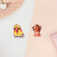 Cute large waterproof gloss vinyl sticker sheet of multiple chibi interent bird memes with funny viral quotes