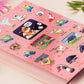 Cute large waterproof gloss vinyl sticker sheet of multiple chibi interent bird memes with funny viral quotes