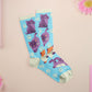 Cute knitted cotton crew socks with different cute cats and kittens pattern design