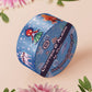 Cute blue cryptids and aliens pattern washi tape.