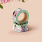 Decrotive washi tape with a cute pattern of different pigeons wearing top hats and bow ties.