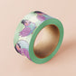 Decrotive washi tape with a cute pattern of different pigeons wearing top hats and bow ties.