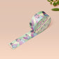 Decrotive washi tape with a cute pattern of different pigeons wearing top hats and bow ties.