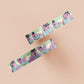 Decrotive washi tape with a cute pattern of different pigeons wearing top hats and bow ties.