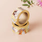 Cute yellow viral internet meme cats pattern washi tape.