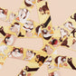 Cute yellow viral internet meme cats pattern washi tape.