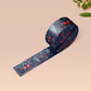 Cute dark blue cryptid Mothman pattern washi tape.
