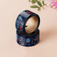Cute dark blue cryptid Mothman pattern washi tape.