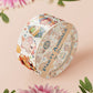 Decorative Washi tape with a cute baby party animal pattern.