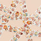 Decorative Washi tape with a cute baby party animal pattern.