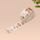 Decorative Washi tape with a cute baby party animal pattern.