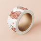 Cute baby pygmy hippo Moo Deng pattern washi tape.