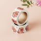 Cute baby pygmy hippo Moo Deng pattern washi tape.