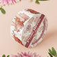 Cute baby pygmy hippo Moo Deng pattern washi tape.