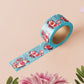 Cute blue shrimp pattern washi tape.