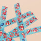 Cute blue shrimp pattern washi tape.