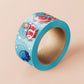 Cute blue shrimp pattern washi tape.
