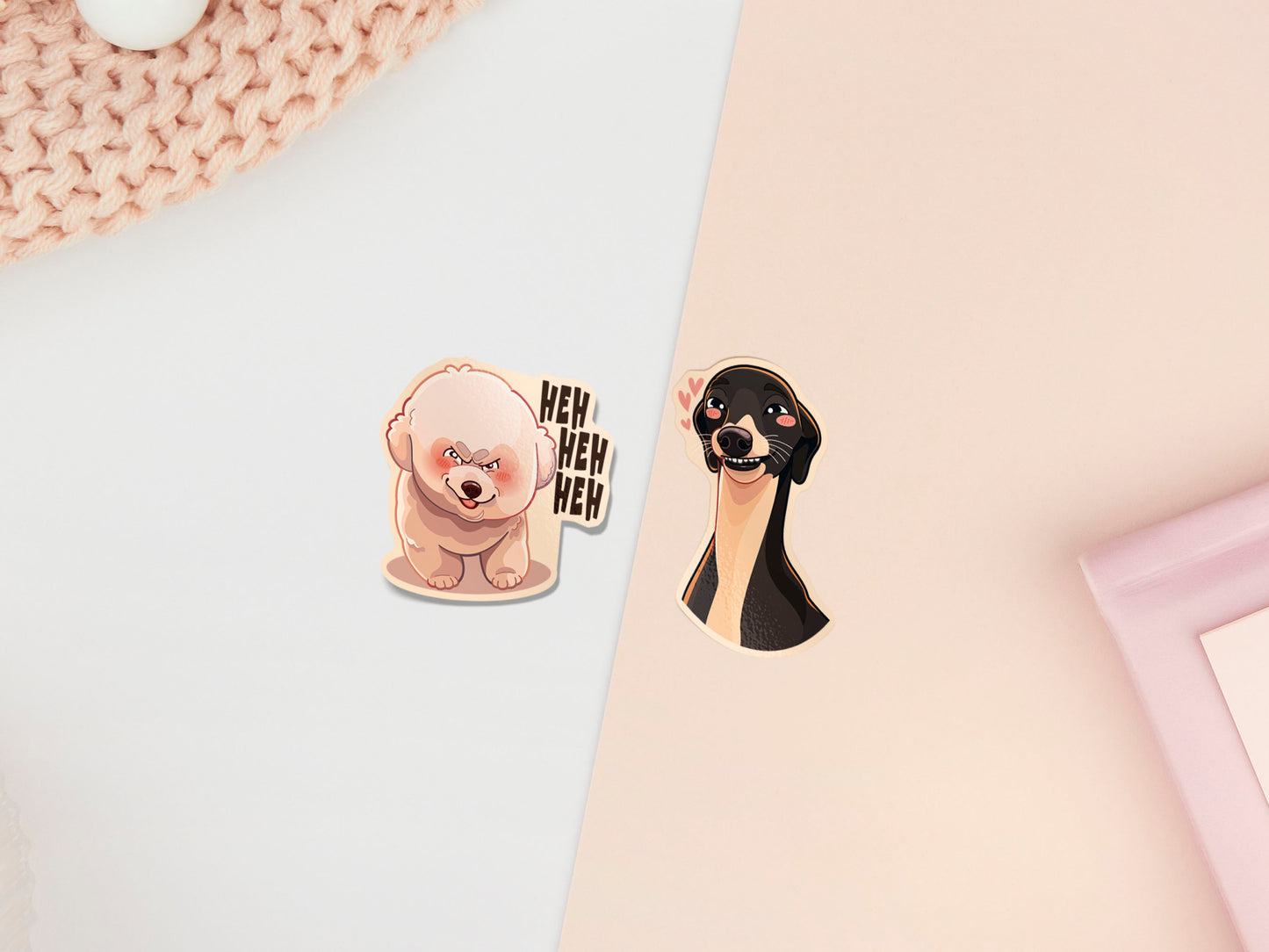 Meme-Katzen-Stickerbogen