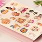 Cute large waterproof gloss vinyl sticker sheet of multiple funny famous viral internet dogs