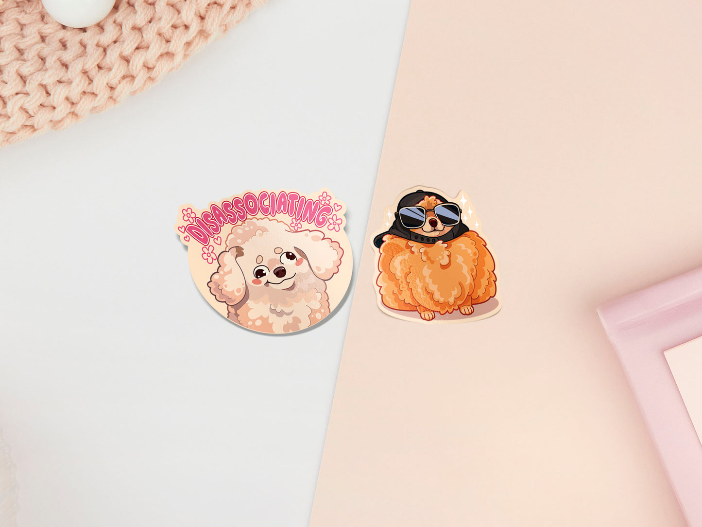 Meme-Katzen-Stickerbogen