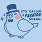 "It's Called Fashion, Susan" Pigeon Embroidered Top
