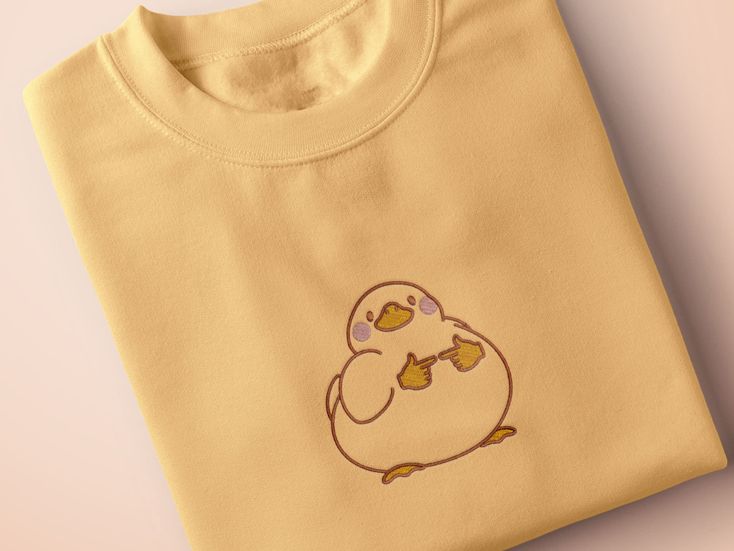 Is This For Me Duck Embroidered Top