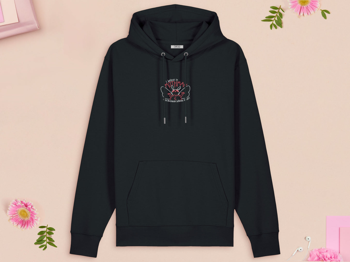 I Believe In Mothman (And Mothman Believes In Me!) Embroidered Top
