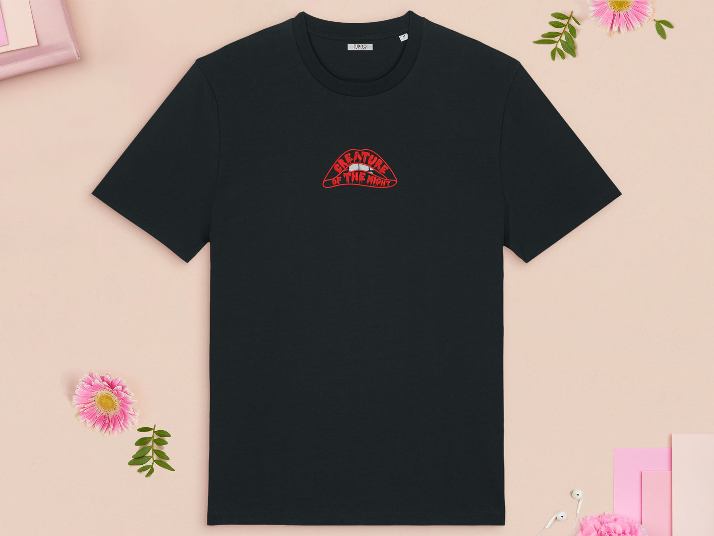 Rocky Horror Picture Show Creature Of The Night Embroidered Top