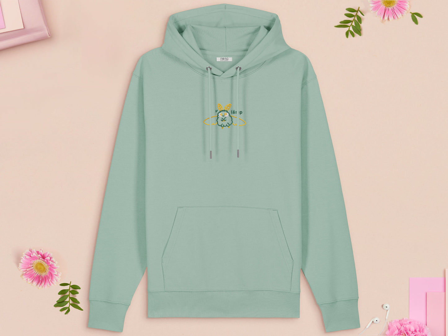 Lamp Moth Embroidered Top