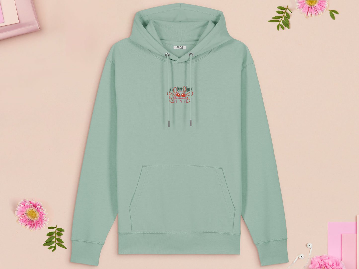 Live Lamp Lurk Mothman Embroidered Top