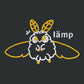 Lamp Moth Embroidered Top