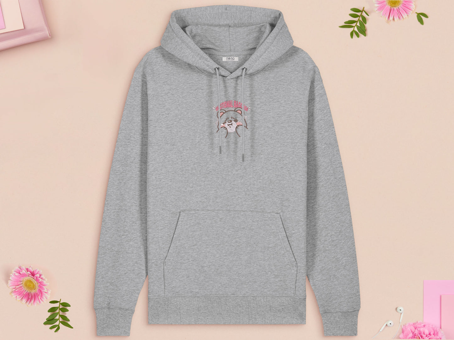 Emotional Baggage Bear Embroidered Top