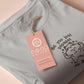 An Embroidered light grey t-shirt design of a cute chib buff cat with the text did you just pspspst my gurl?