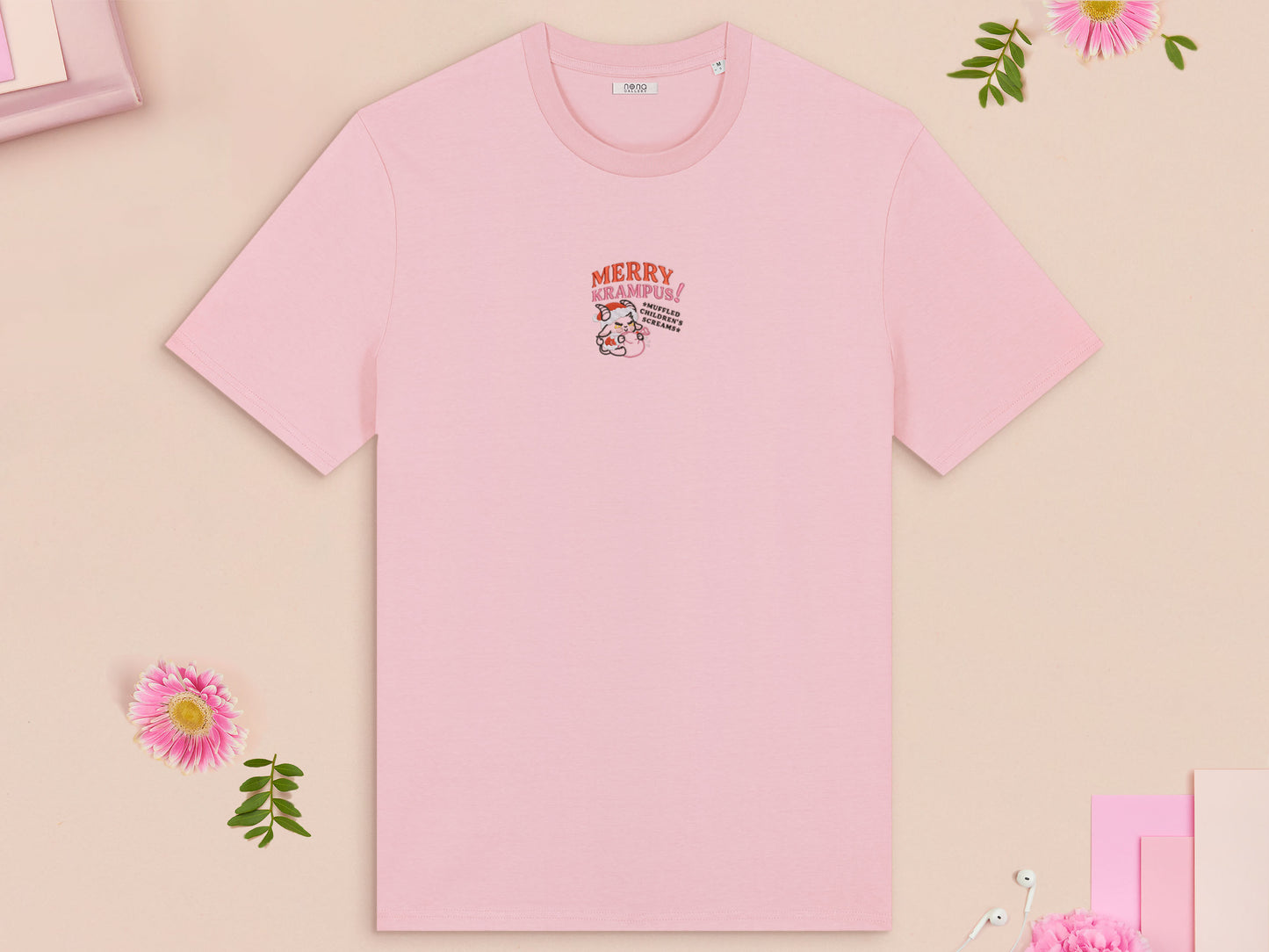 Merry Krampus Embroidered Christmas Jumper