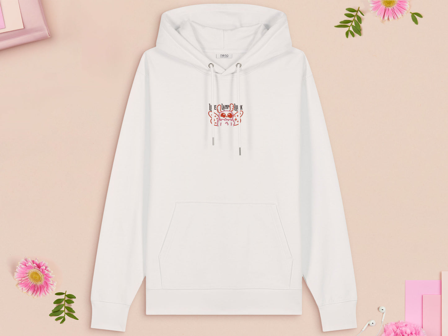 Live Lamp Lurk Mothman Embroidered Top