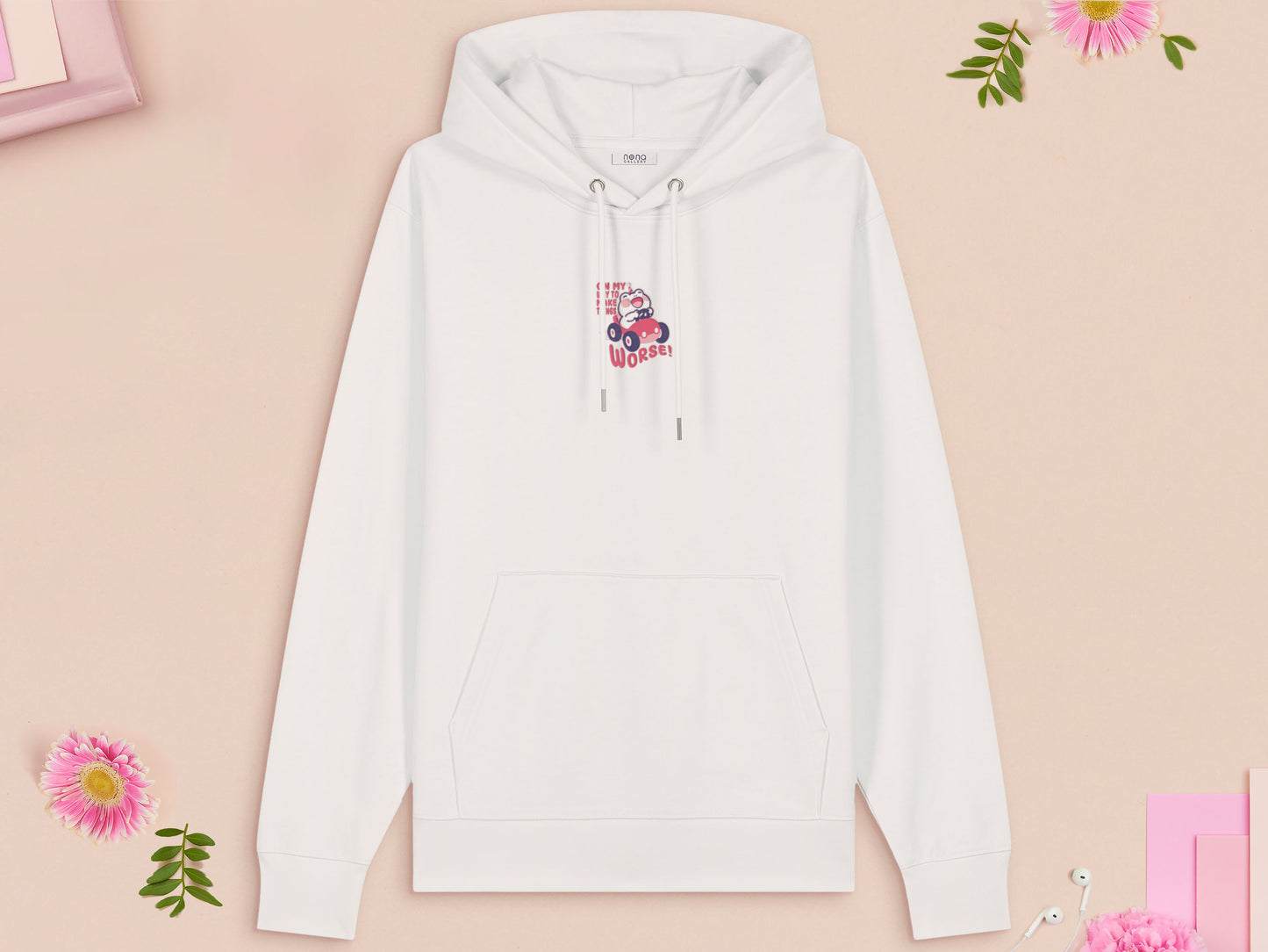 On My Way To Make Things Worse Frog Embroidered Top