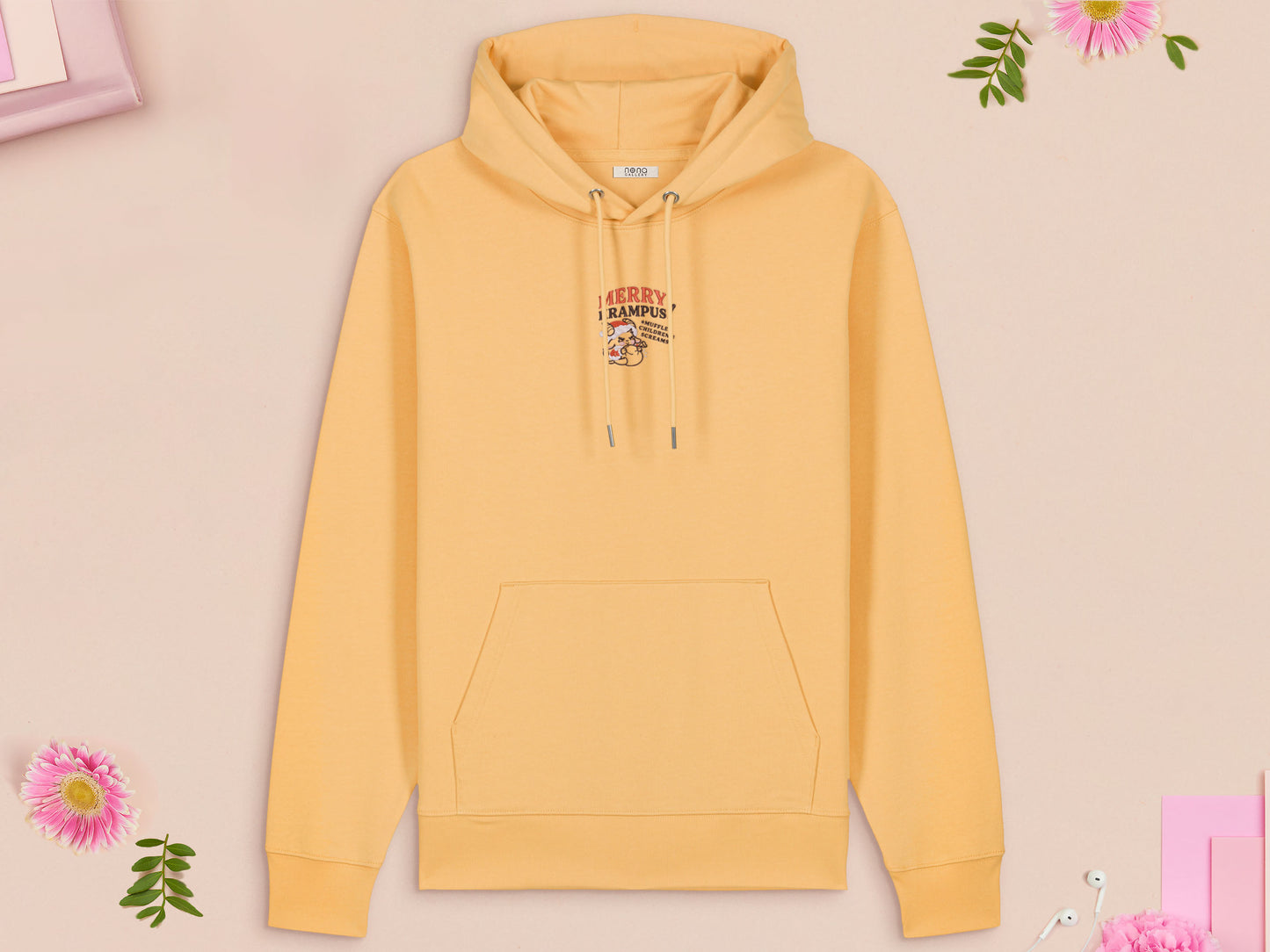 Merry Krampus Embroidered Christmas Jumper