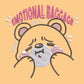 Emotional Baggage Bear Embroidered Top