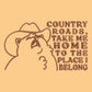 Country Roads Cowboy Cat Embroidered Top