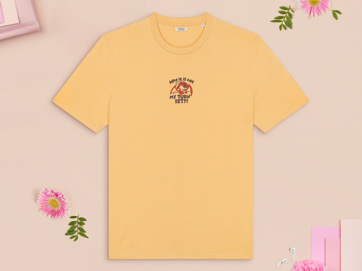 ¡Teletranspórtame! Quiero irme. Camiseta bordada de gato alienígena. 