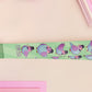 Cute full legth lanyard with a double sided fancy bird pigeon pattern and silver swivel hook clasp.